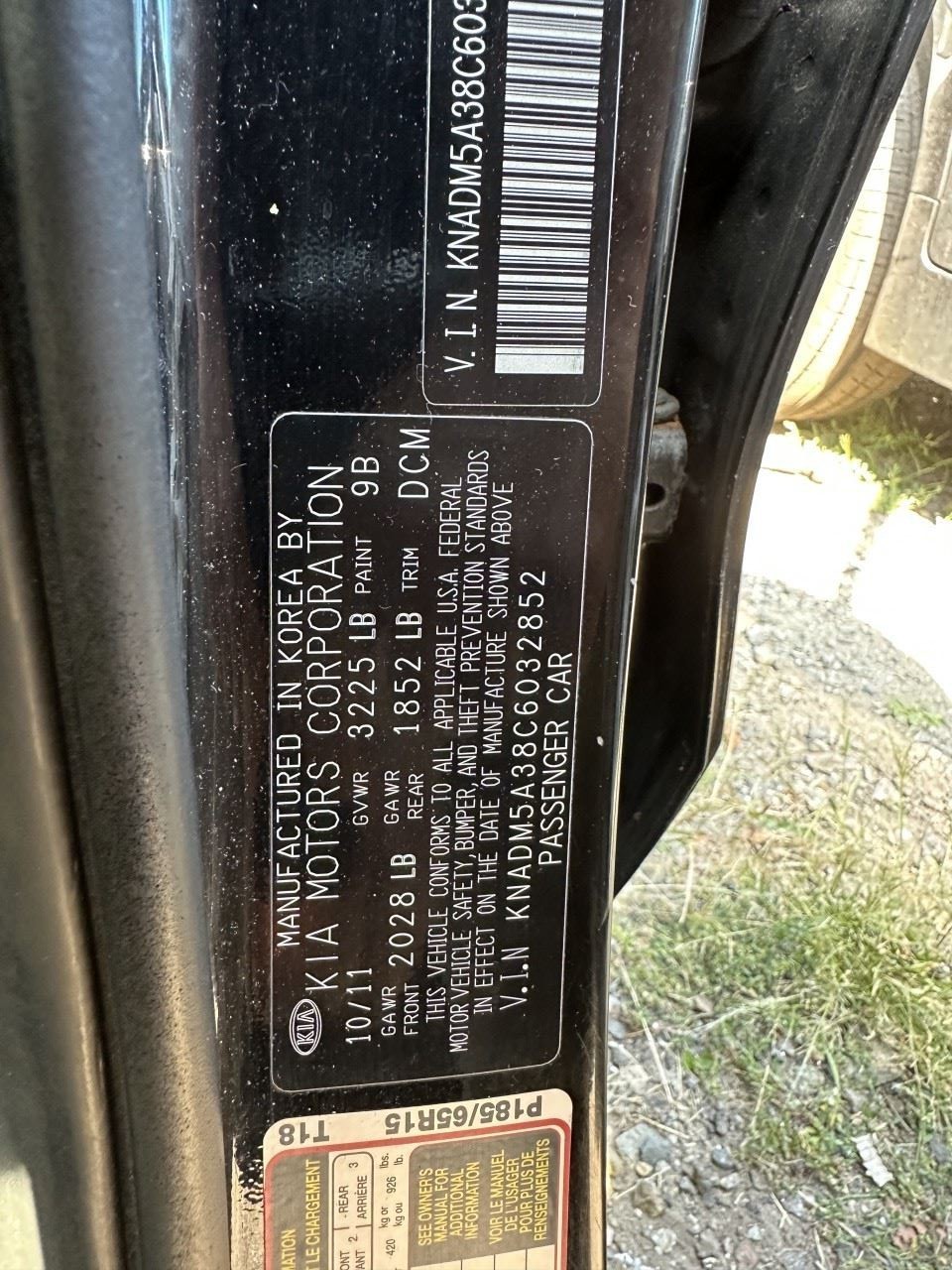 2012-2015 Kia Rio Radio AM FM CD-MP3-satellite Stereo Receiver OEM 1381094