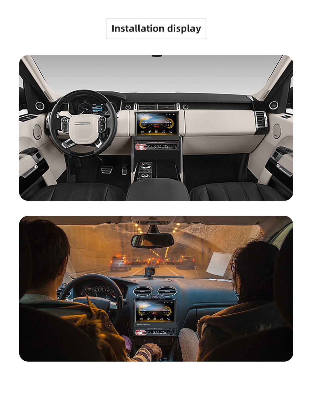 Single 1Din 7″ Touch Screen Stereo Bluetooth Radio Car Apple/Android GPS +Camera