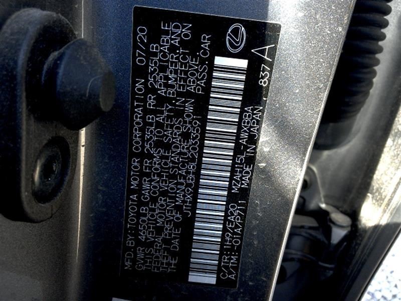 19 20 21 22 Lexus UX250H Radio Receiver ID 86140-76F200