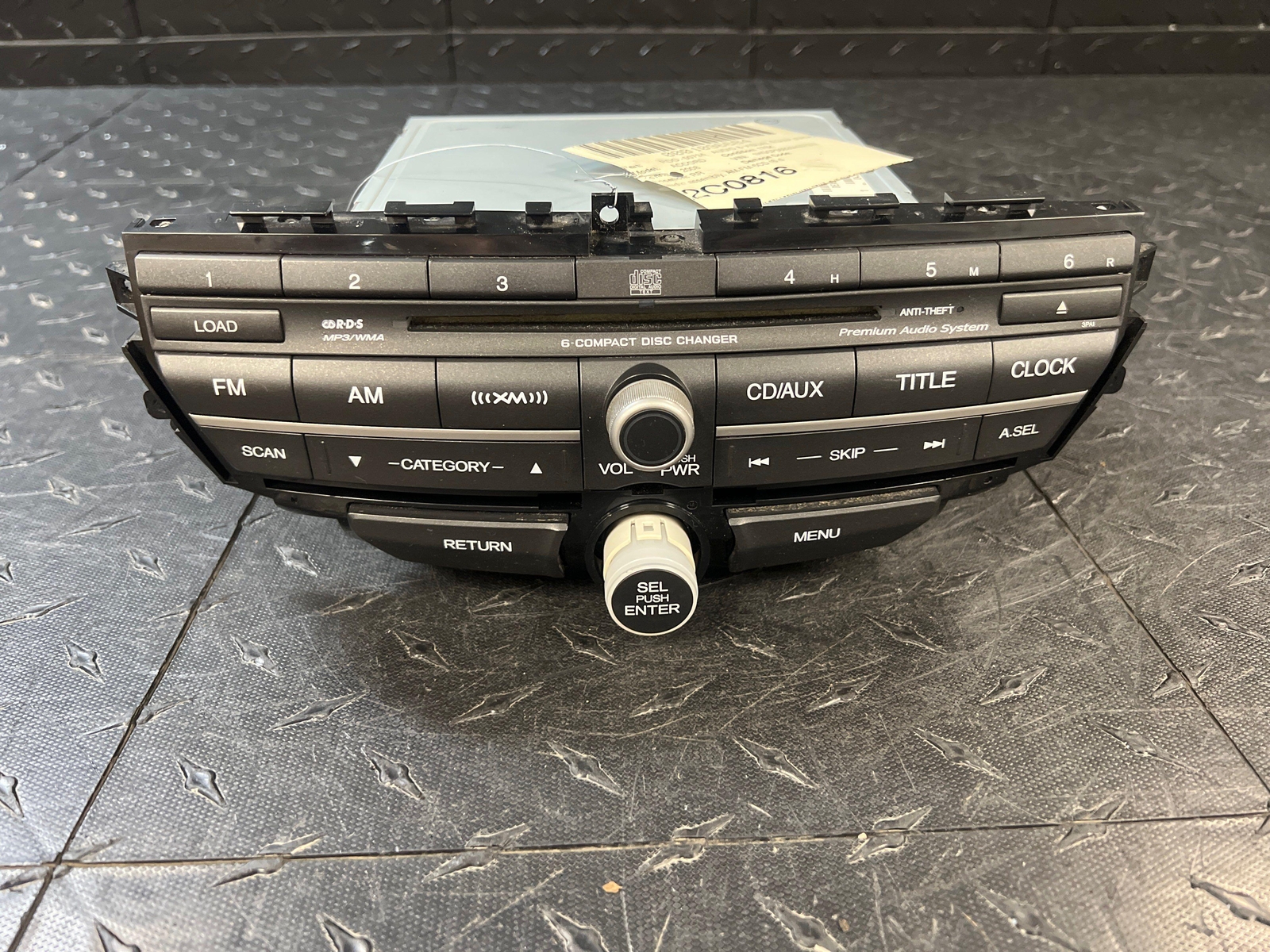 2008 – 2009 Honda Accord AM FM 6 Disc CD MP3 WMA Stereo Radio Receiver