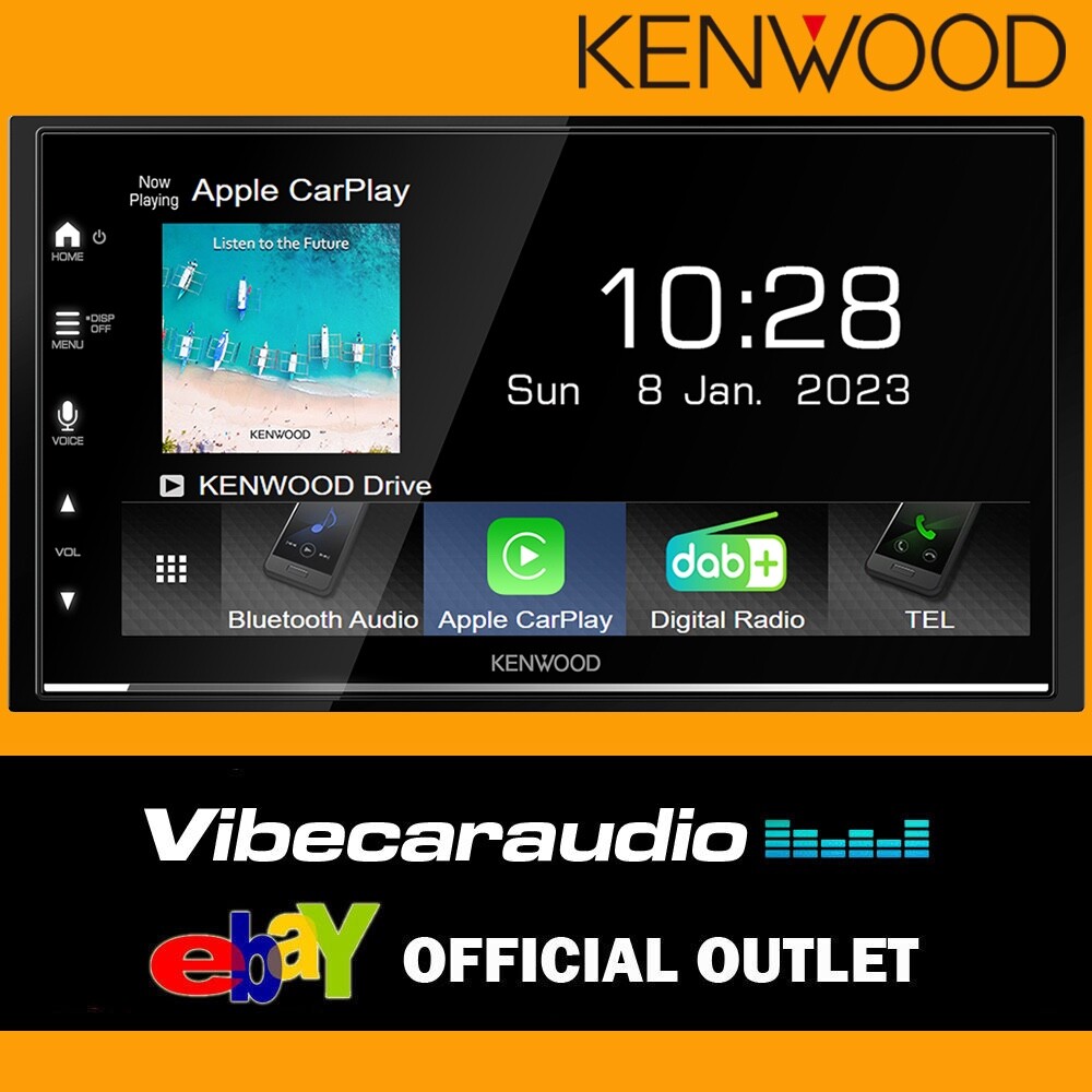Kenwood DMX7722DABS 6.8″ Android Auto Mirroring CarPlay Bluetooth DAB+ Screen
