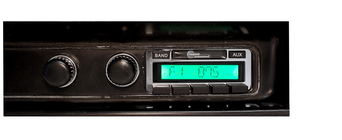 Plymouth 1971 1972 1973 Roadrunner USA 230 Radio AM/FM Custom Autosound AUX MP3