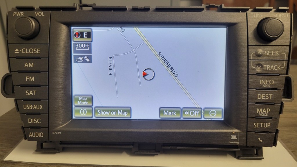 2012-2015 Toyota Prius JBL Navigation Radio Head Unit OEM 86100-47231