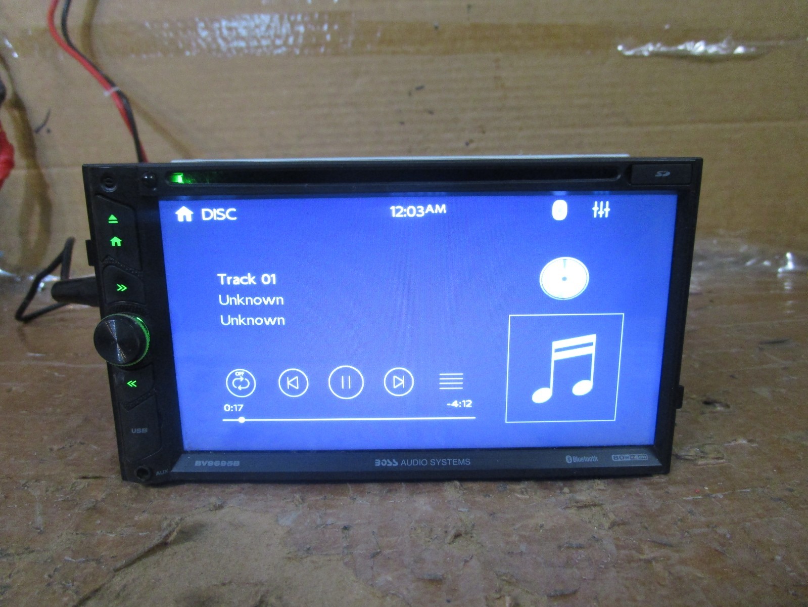 Boss Aftermarket Radio Stereo CD Player Receiver Audio Sound Equipment bv9695b