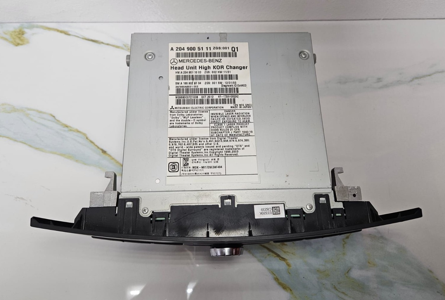 2010-2012 Mercedes W204 C-Class Radio Audio Head Unit CD Player A204 9005111 OEM