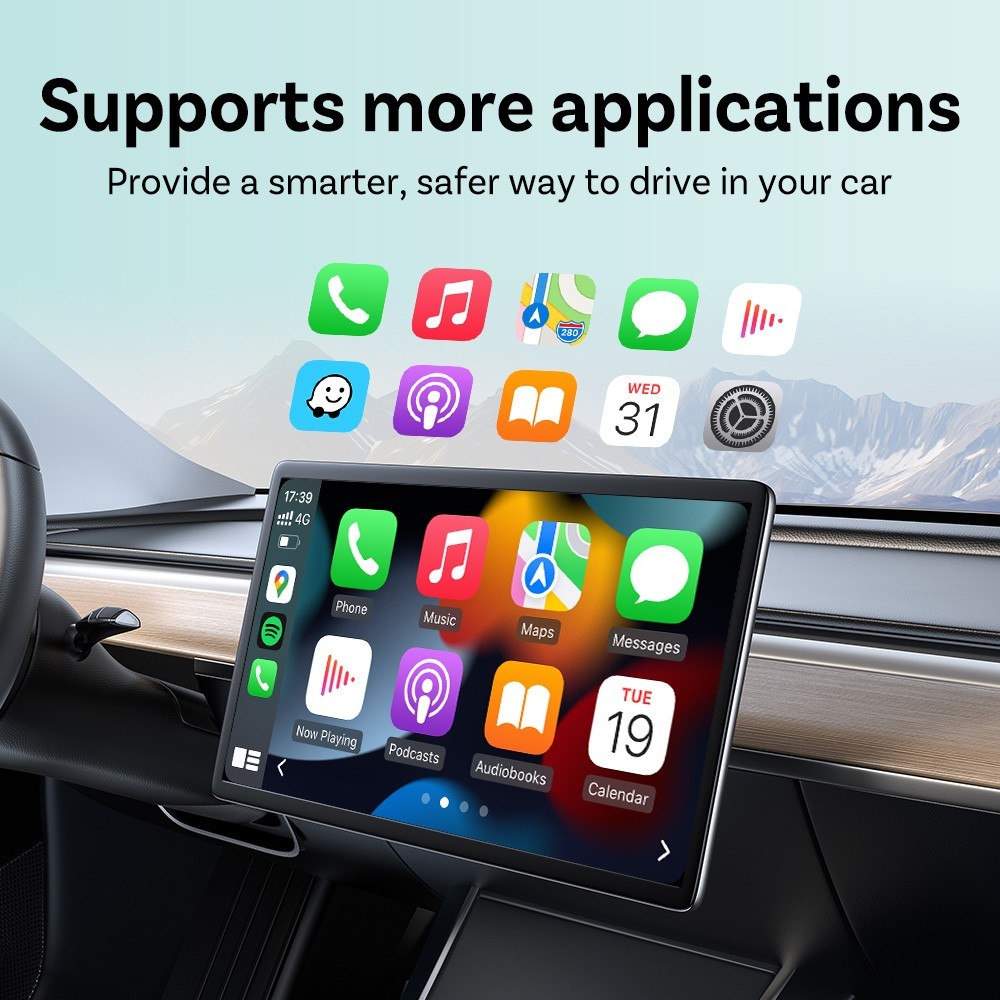Ottocast 5.0 MINI Ultra Wireless CarPlay Android Auto Adapter Auto Connection