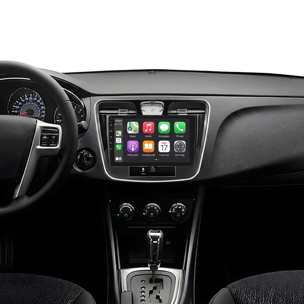 Car Radio Stereo For 2011-2014 Chrysler 200 Apple Carplay Android 15 GPS Navi BT
