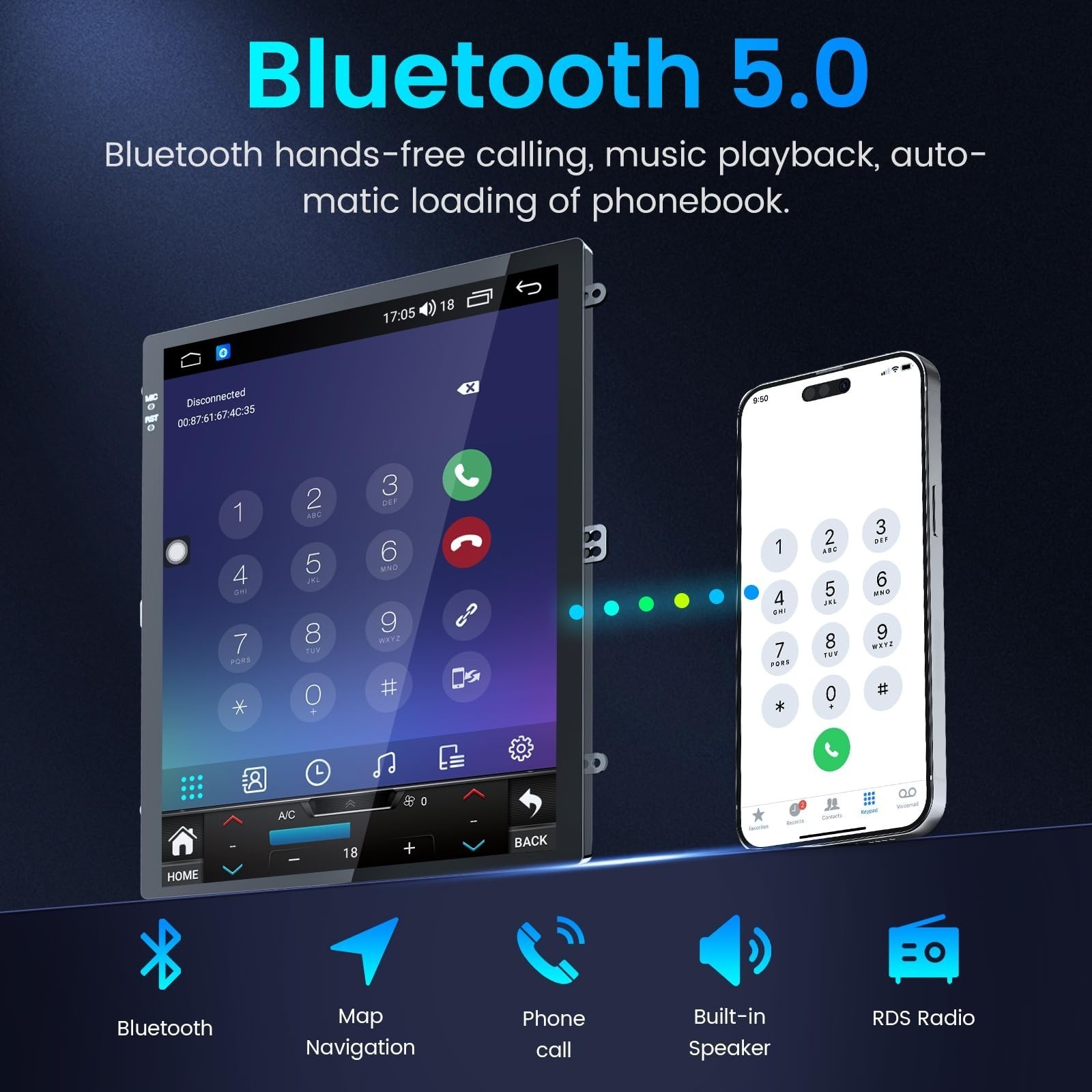 9.7″ 4+64G Car Radio Carplay for 2010-2013 Buick Lacrosse Stereo Auto SWC Navi