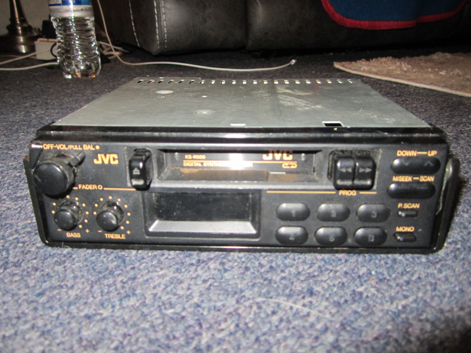 JVC KS-R500 AM/FM Radio Cassette Car Receiver Stereo VINTAGE OLD SCHOOL HEAD UNI