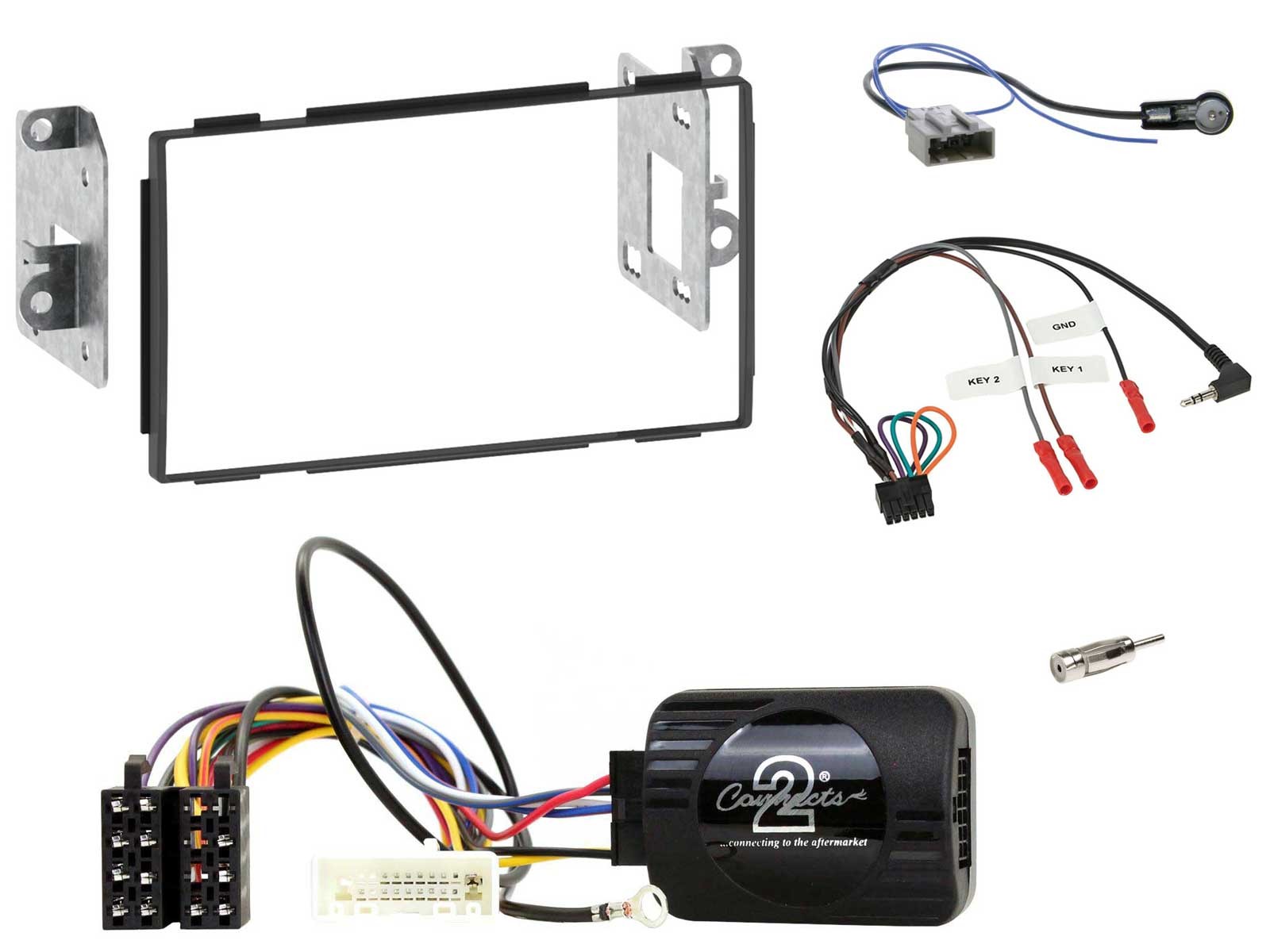 Pioneer USB Bluetooth DAB 2DIN Steering Wheel Car Stereo for Nissan Qashqai J10 07-13