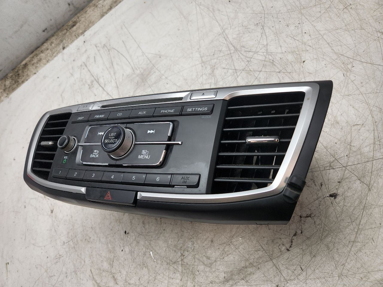 13-15, Honda Accord Sedan, Audio Equipment Radio, Black, Silver, 39170T2AA32,OEM