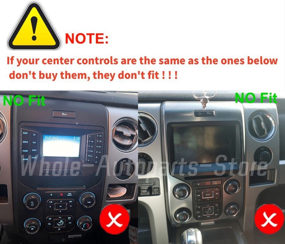 Car Stereo Radio For 2009-2014 Ford F150 Android 15 32G Apple Carplay FM/RDS GPS