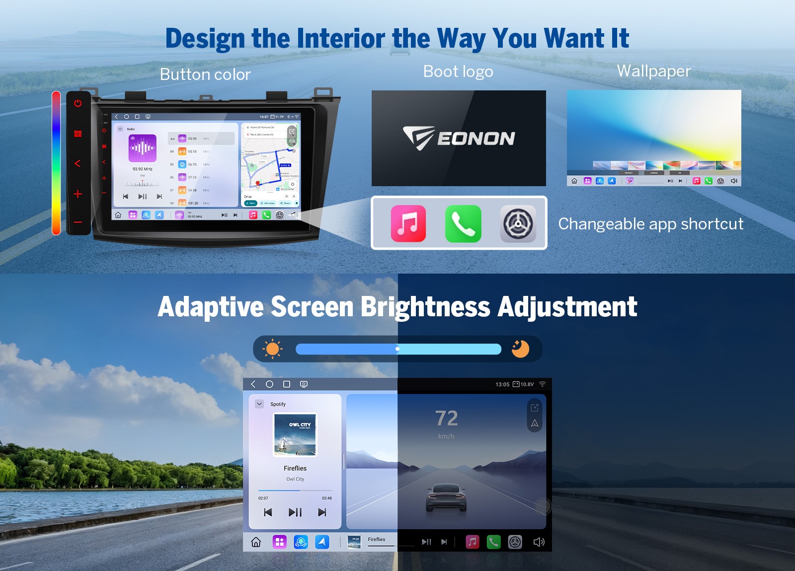 Eonon M3BLX6S2 for Mazda3 2010-2013 5 Door Car Stereo 9″ QLED 6+64 Radio CarPlay