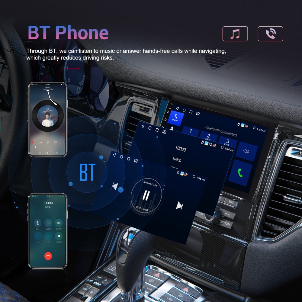 4G+64GB For Toyota RAV4 01-06 Plug Play Carplay Android 15 Car Stereo Radio Navi