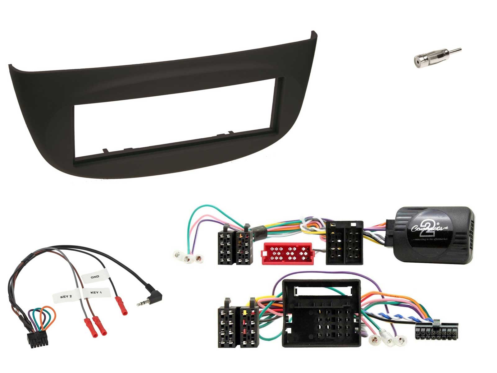 Pioneer MP3 1DIN DAB USB Steering Wheel Car Stereo for Renault Wind N 2009-2014 Black