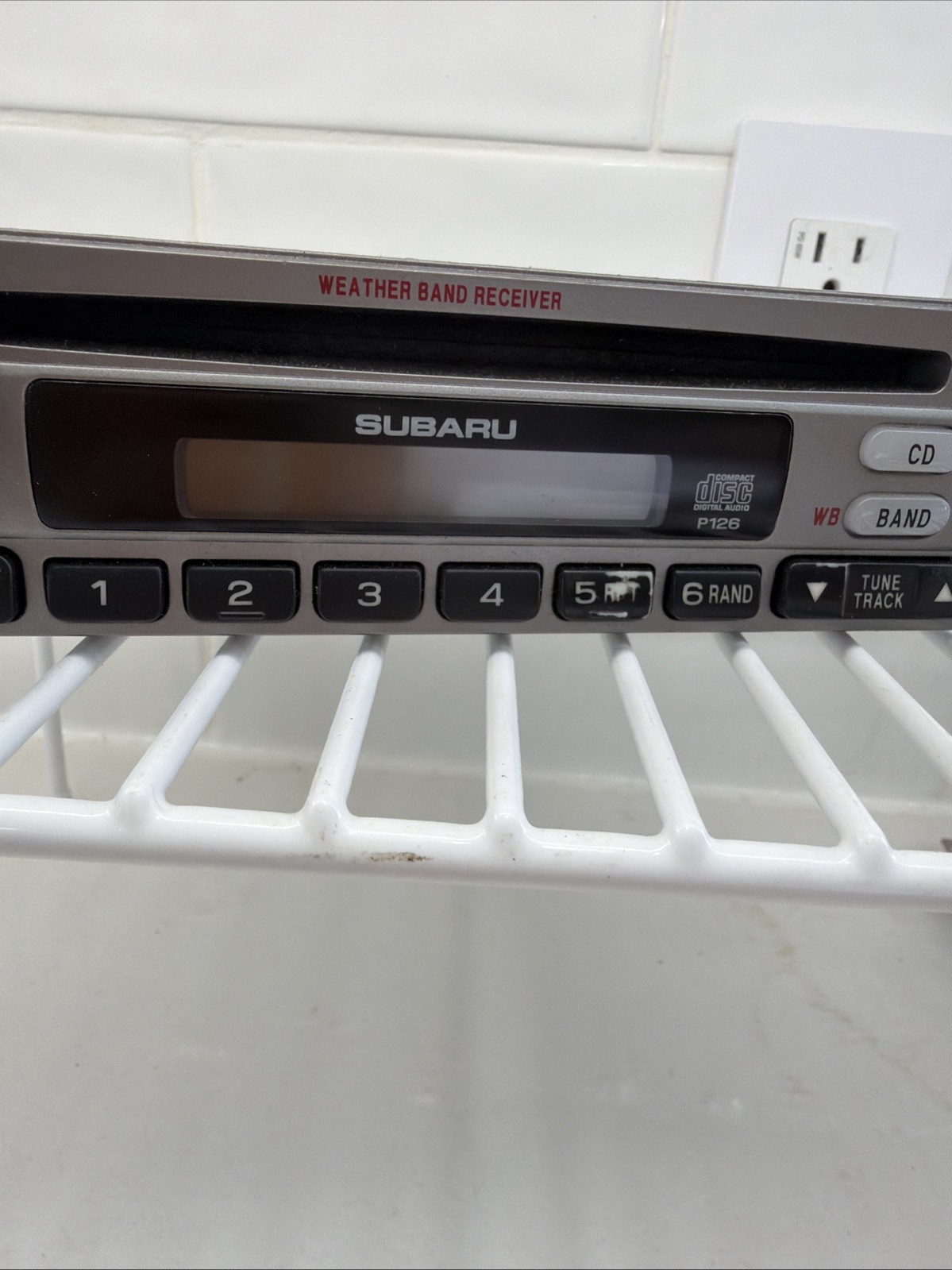 OE Original Subaru Radio Stereo CD WeatherBand 86201SA021 **FAST SHIPPING**