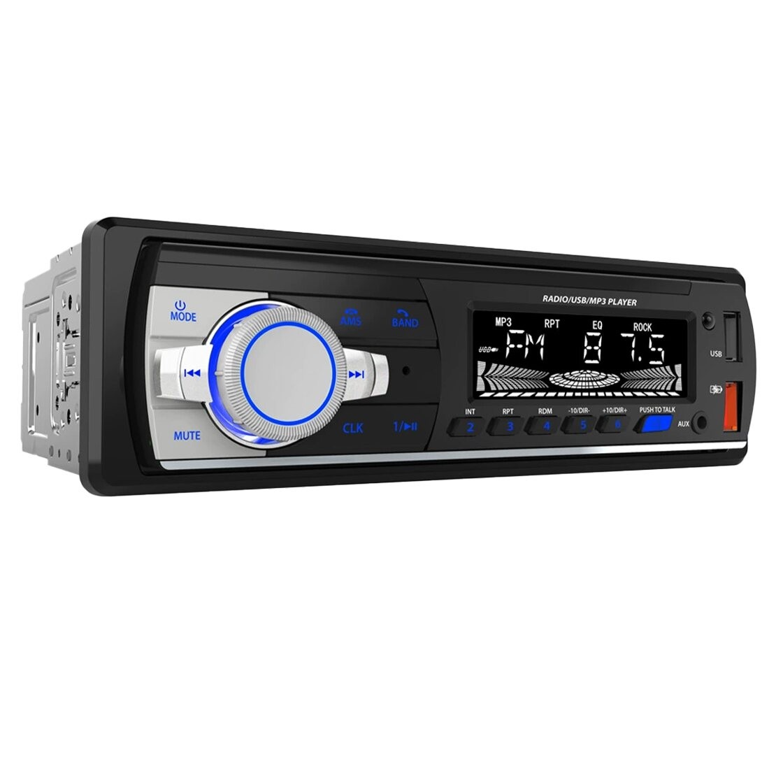 Car Radio Audio 1din BT Stereo MP3 Player FM/AUX/USB/TF In Dash Kit