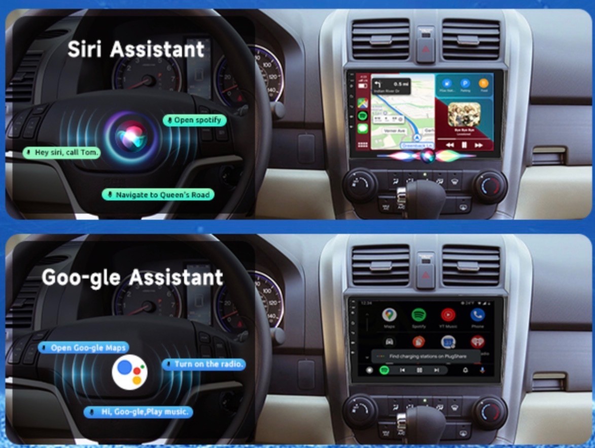 9”inch Car Radio Stereo for Honda CRV2007-2011 Android 13 GPS 4+64G BackupCamera