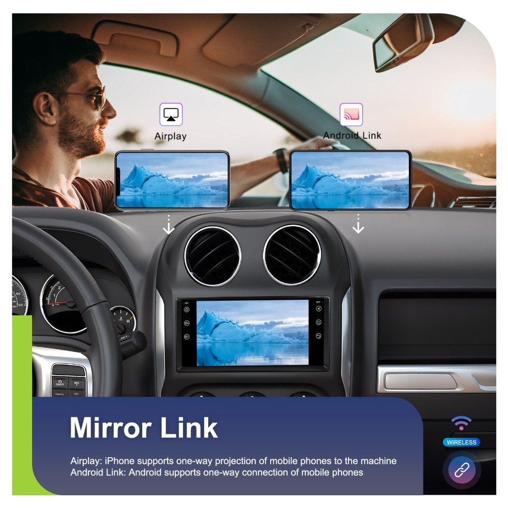 4+64GB For Dodge RAM 1500 2500 2009-2012 Carplay Android 15 Car Radio GPS Stereo