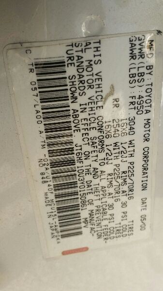 Info-GPS-TV Screen Display Screen With Navigation Fits 00-03 LEXUS RX300 169947