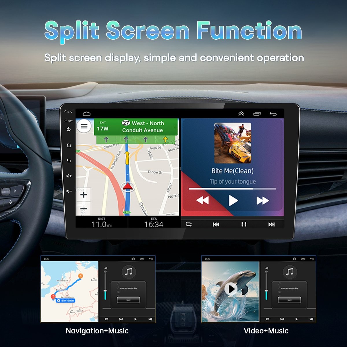 2+64G For Toyota Corolla 2009-2013 Carplay Android15 Car Stereo Radio SWC Navi