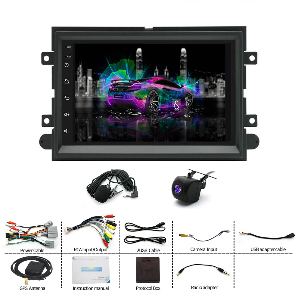 For 2009-2014 Ford E-250 E-350 Apple Carplay Radio Android 13 GPS WIFI W/ Camera