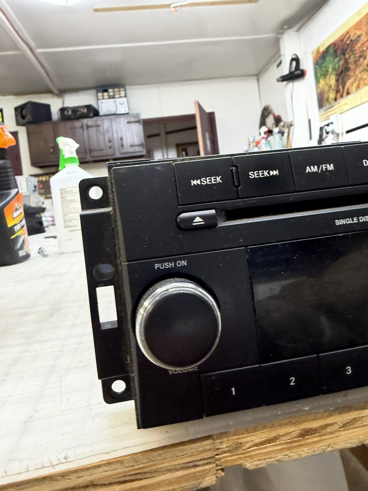 OEM Chrysler AM FM Audio Car Stereo Radio P05091195AC Working Dodge Jeep MP3 CD