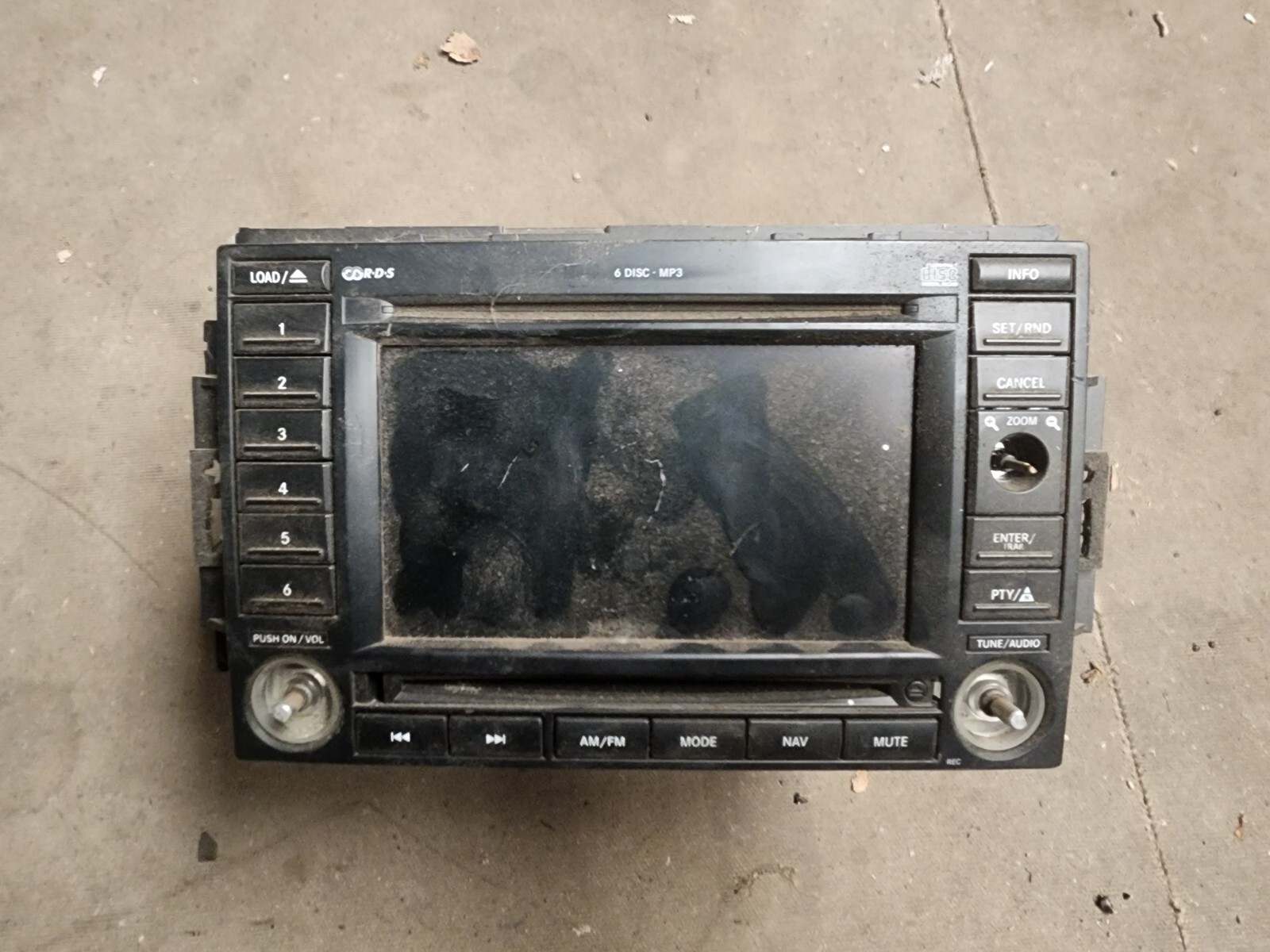 Dodge Jeep Chrysler Navigation Radio 6 Disc CD Changer Display P56038646AL