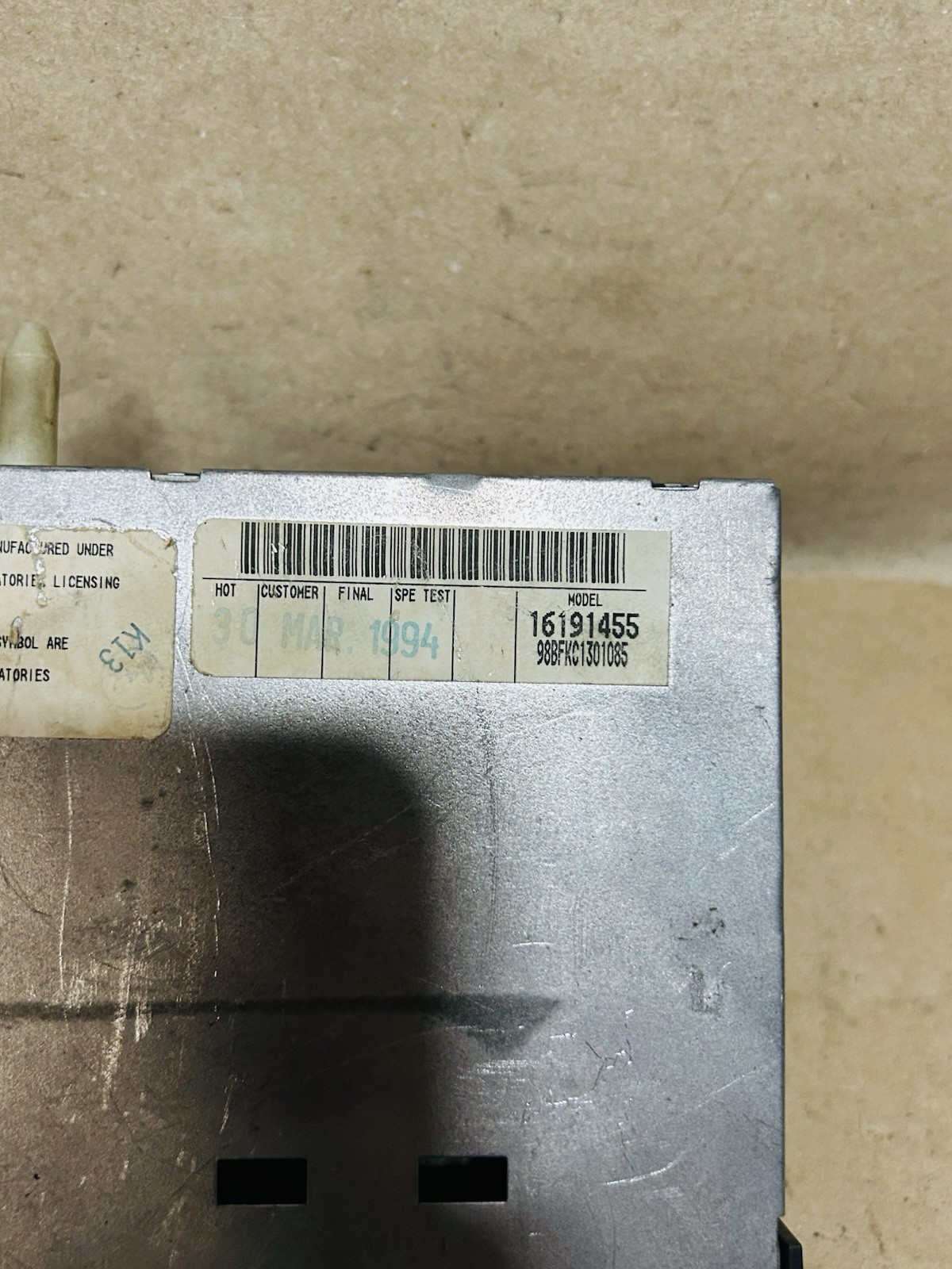 1988-1994 CHEVY GMC C/K TRUCK SUBURBAN FACTORY RADIO AMP EQ TAPE DECK OEM DELCO