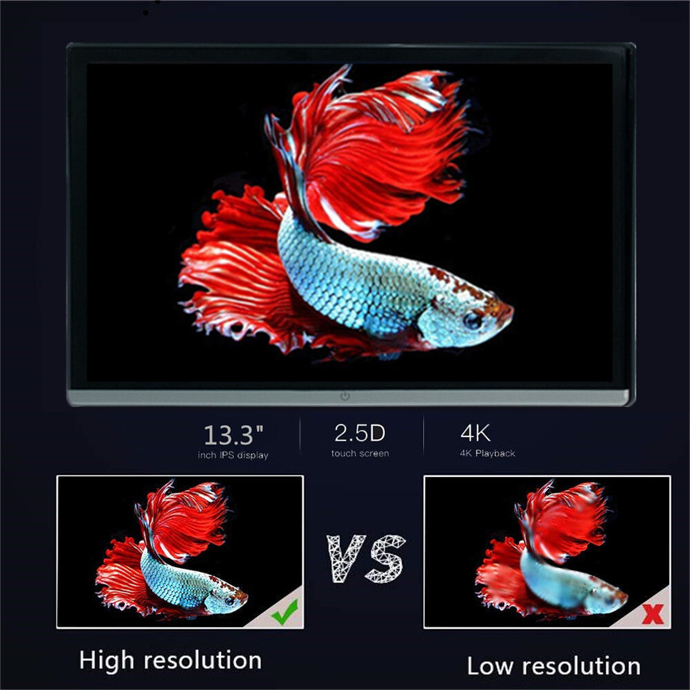 2PCS Android 11 Car Rear Headrest Monitor Player 13.3in Touch Screen 4+64G WIFI