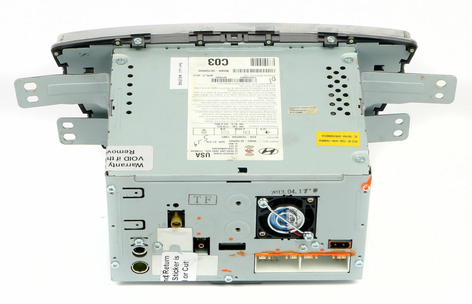 11 12 13 Hyundai Elantra Radio CD Player Navigation 965603X150RAB