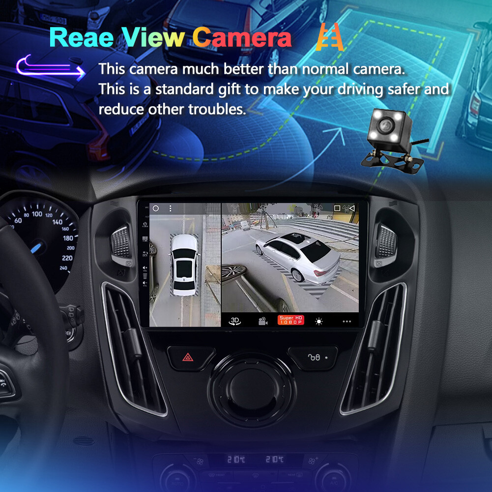 Android13 Car Stereo Head Unit For Ford Focus 2012-2018 GPS CarPlay RDS 6G+128GB