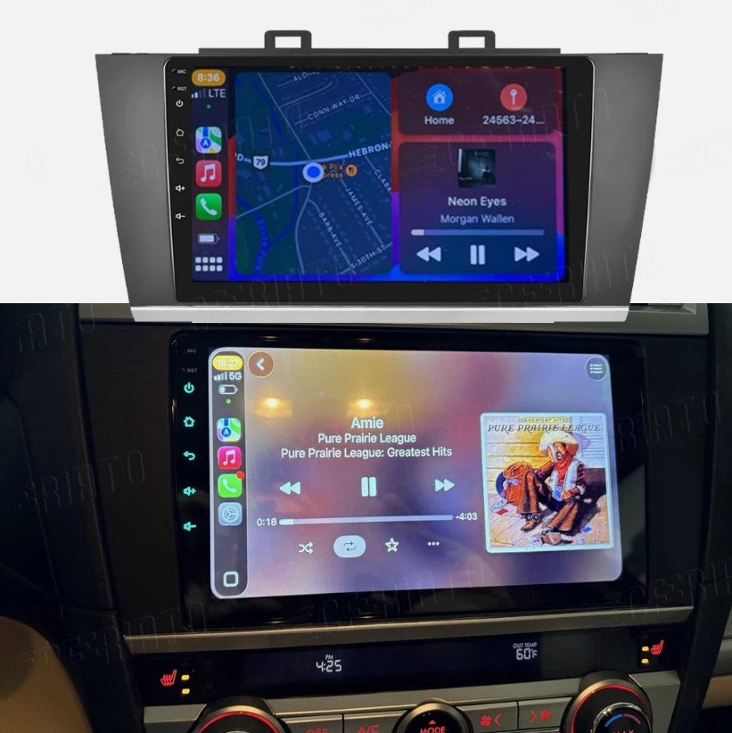 Plug&Play For Subaru Legacy Outback 2015-2018 GPS Navi Car Stereo Radio 4GB+64GB