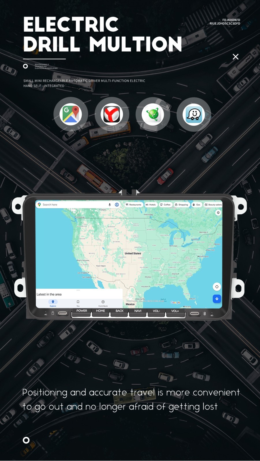 For Volkswagen VW Golf Polo Passa 9inch Car Radio Wireless CarPlay Android Auto