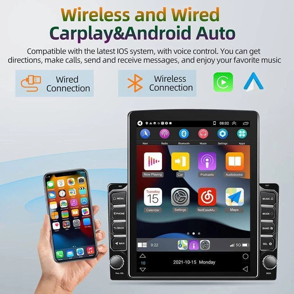 For Toyota Prius 2016-2022 Carplay Android 15.0 Car Stereo Radio Gps Navi 9.7″