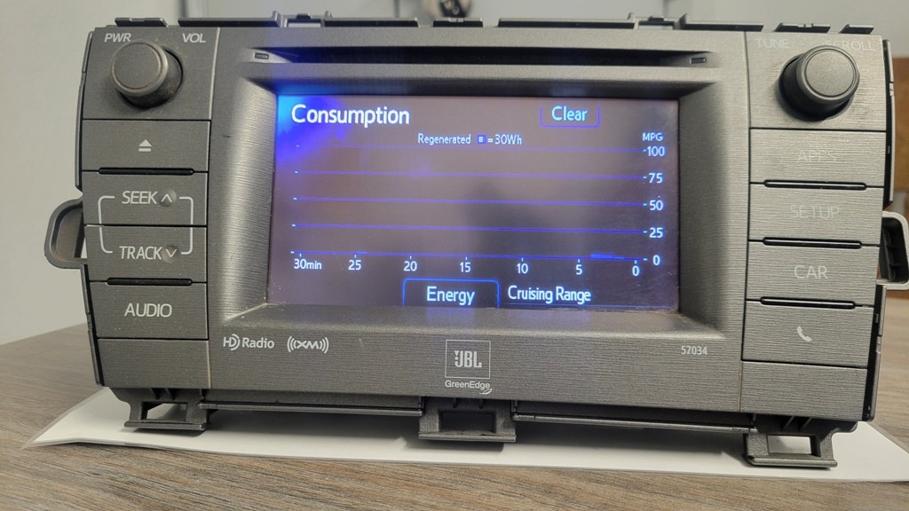 2012-2015 Toyota Prius JBL Navigation Touchscreen Radio GPS OEM 86140-47180