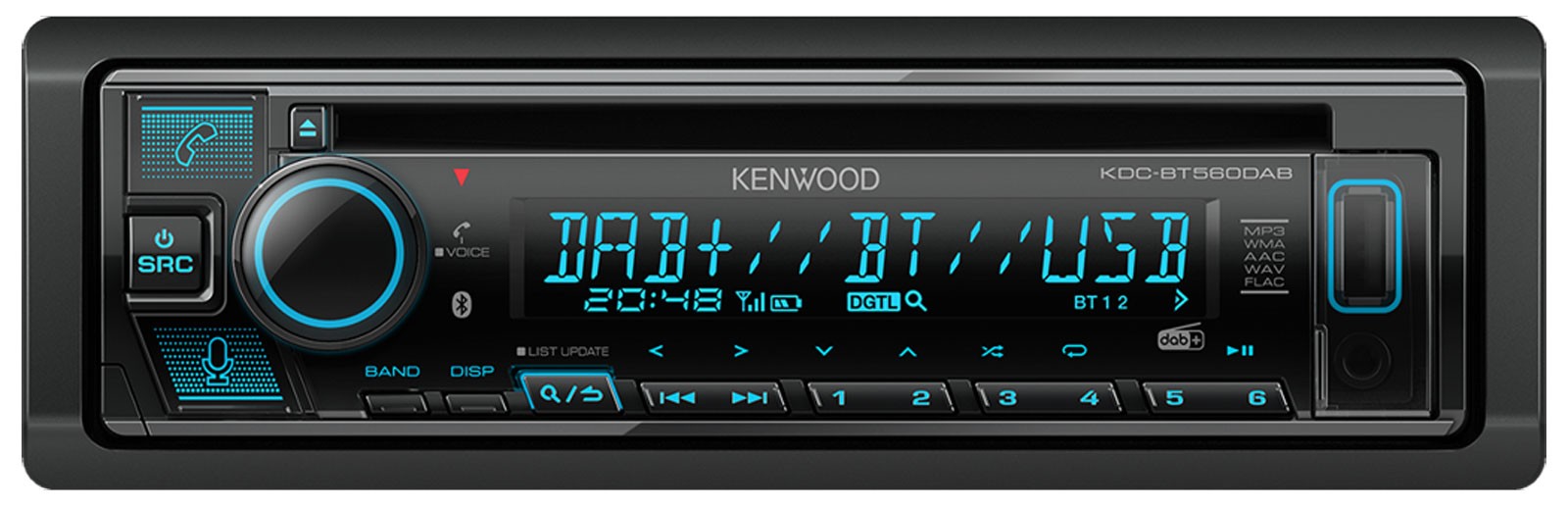 Kenwood Bluetooth DAB CD MP3 USB Car Stereo for Ford Mustang, F150 (2004-2009)
