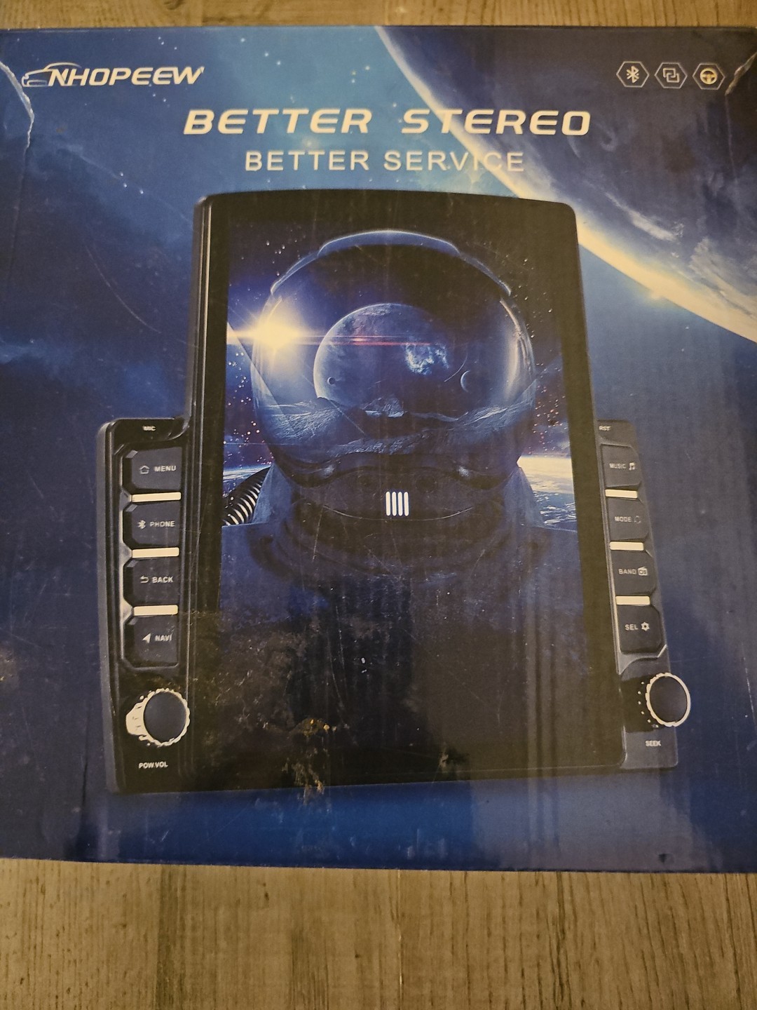 Nhopeew 10.1 in Touch Screen GPS Back Up Camera