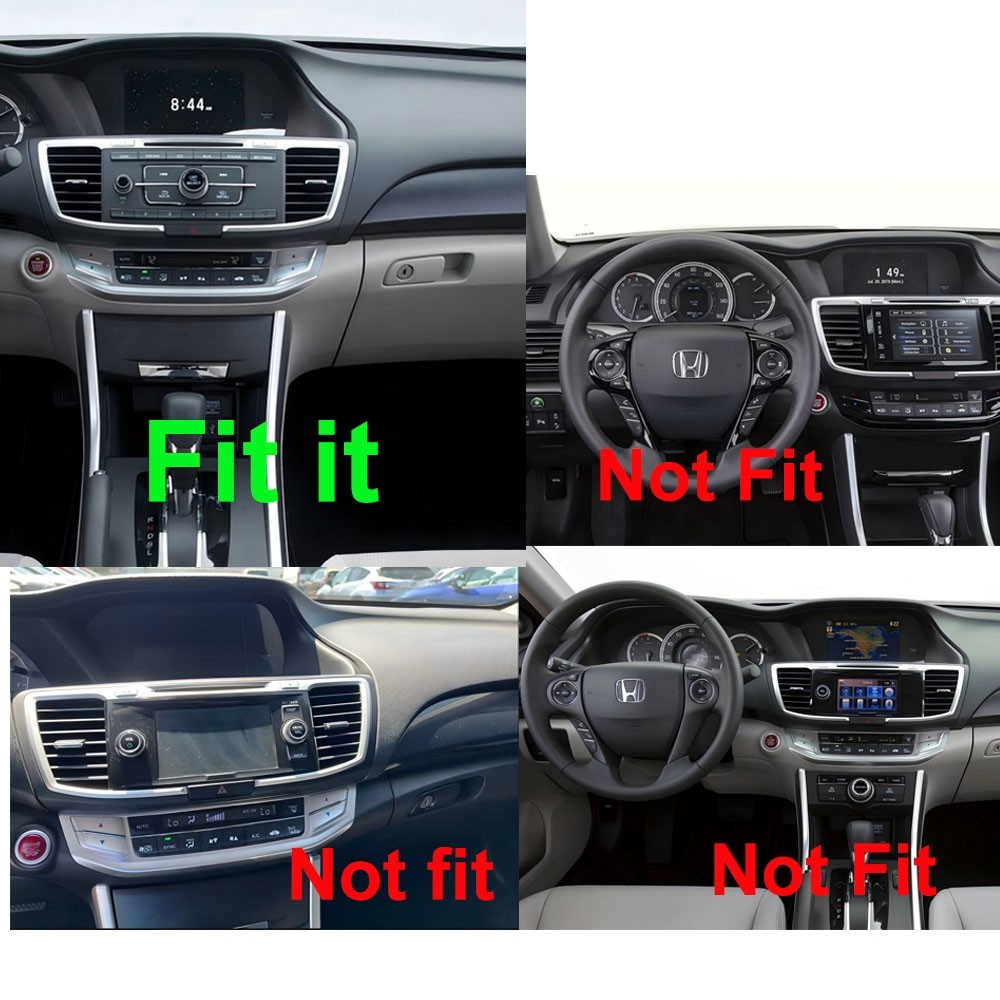 For 2013-2015 Honda Accord CarPlay Android 13 Car Radio Stereo Head Unit RDS