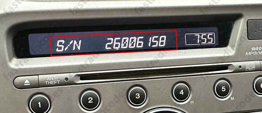 ✅HONDA FIT CAR RADIO NAVI ANTI-THEFT UNLOCKING PIN CODE FAST & RELIABLE✅