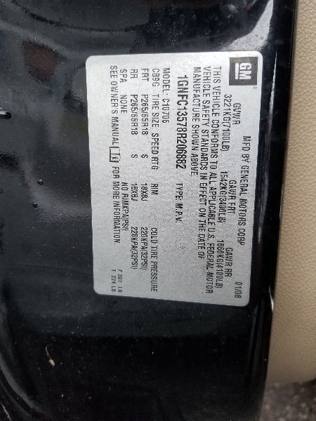 Audio Equipment Radio Opt Uvb ID 25894202 Fits 08-09 TAHOE 3985163