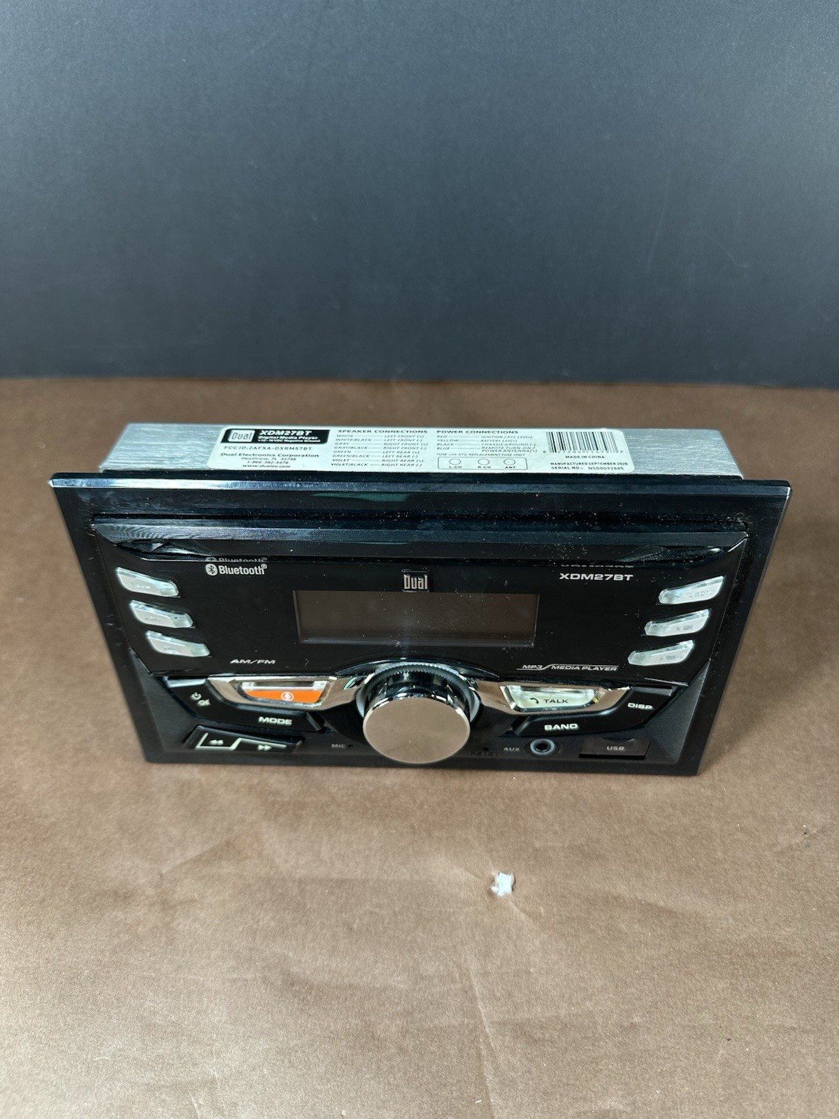 Dual XDM27BT 2 Din MP3 Bluetooth USB Aux In Media Player Stereo Radio Ships Fast