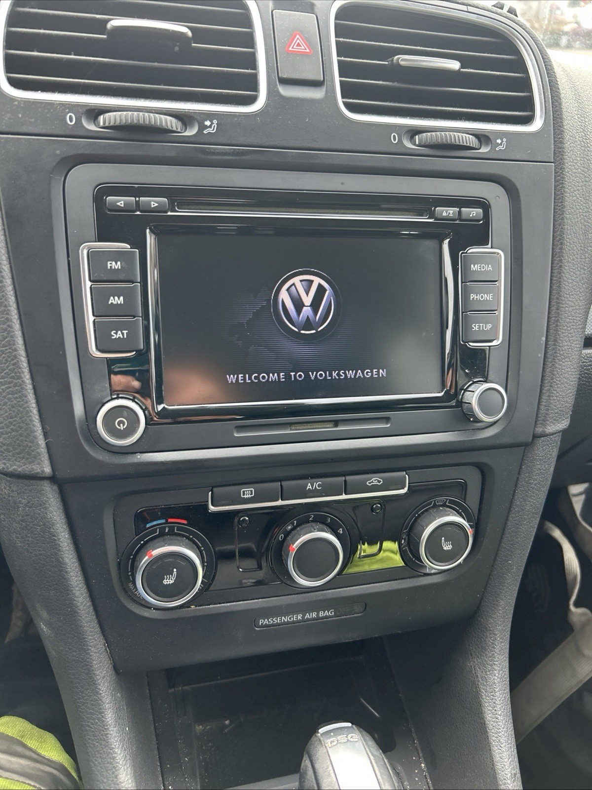 Tested !! GENUINE VW MK6 GOLF JETTA 14 13 12 11 GTI 2009 -2014 RADIO HEAD UNIT