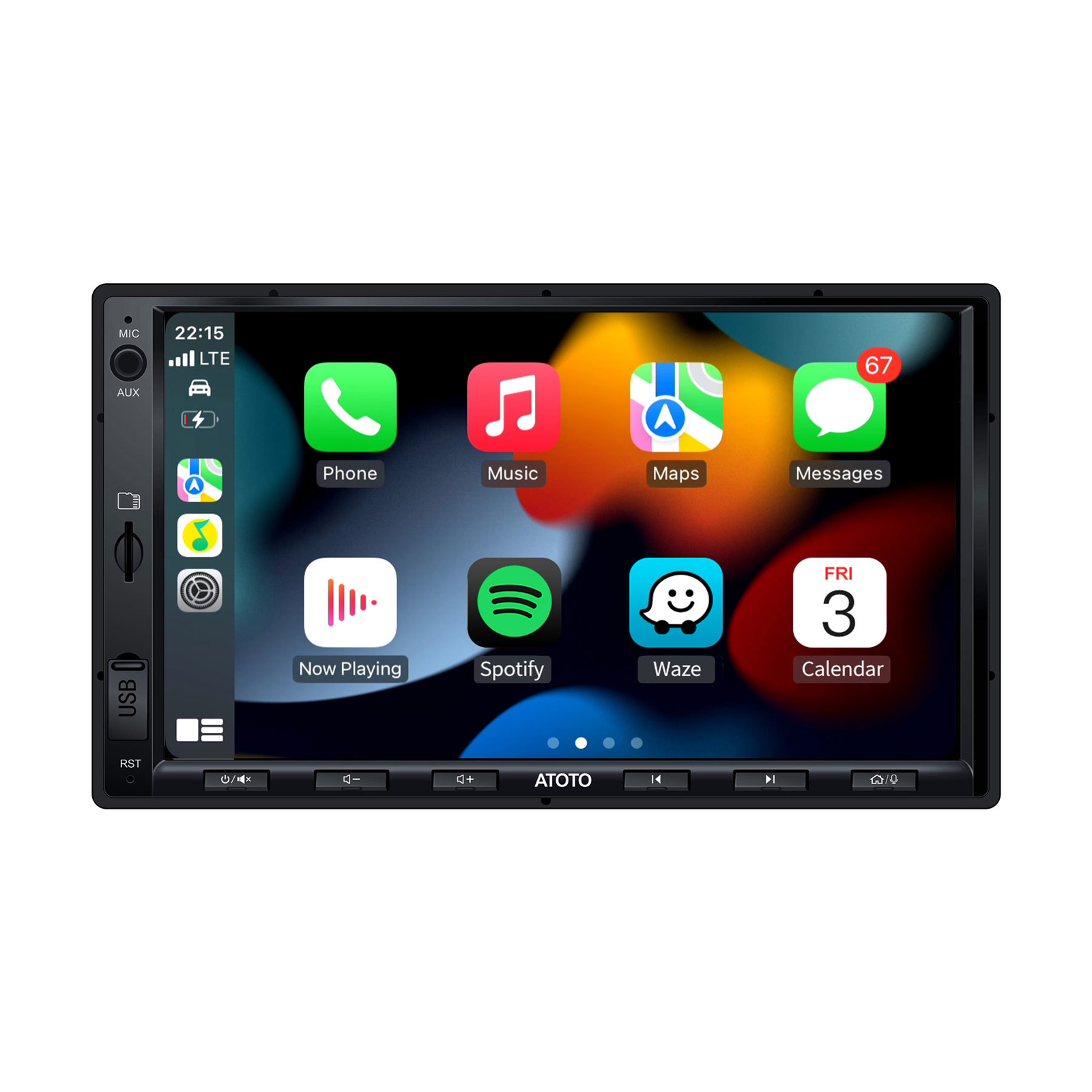 ATOTO F7XE 7″ SiriusXM Car Stereo Receiver 2DIN Wireless CarPlay & Android Auto