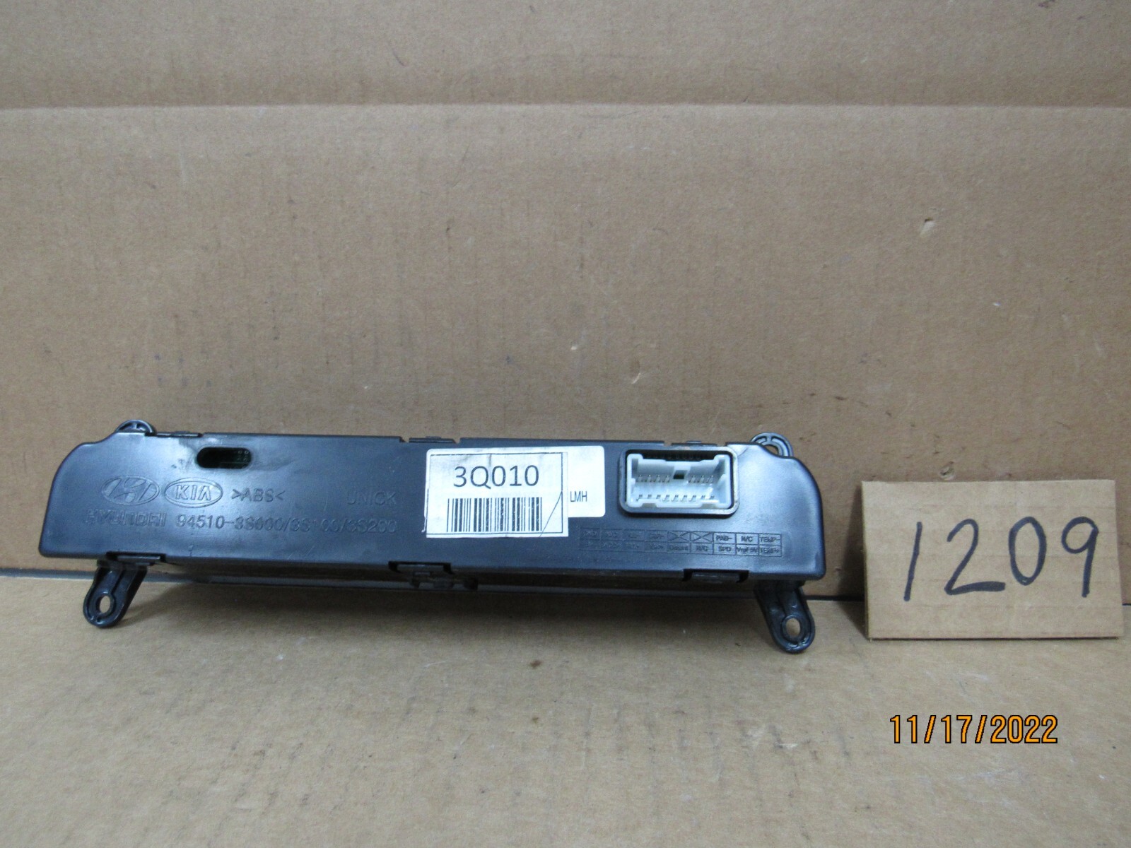 11 12 13 14 15 Hyundai Sonata Dash Digital Clock Display Assembly OEM 945103S000