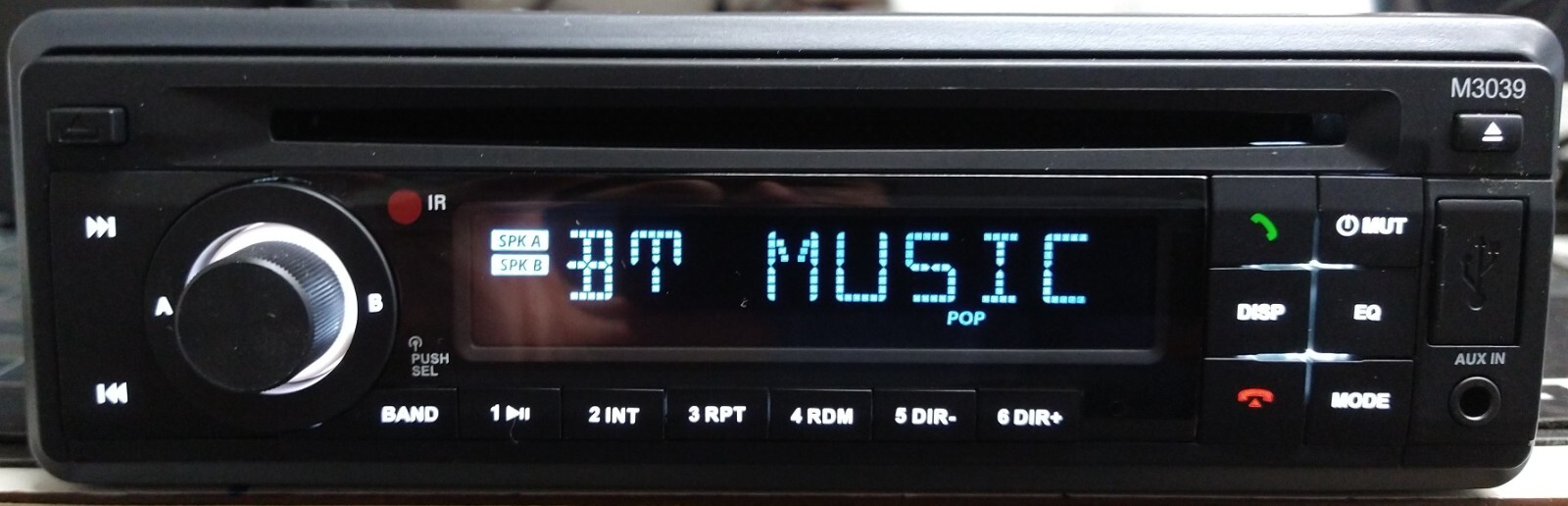Vintage Look Mercedes Benz BLUETOOTH AM FM Radio Retro Stereo CD USB AUX DIN