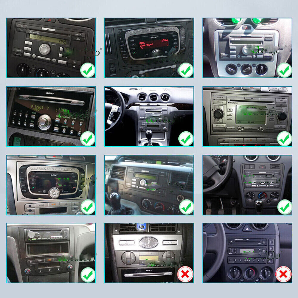 64G WIRELESS APPLE CARPLAY FOR FORD TRANSIT MK7 CAR RADIO STEREO GPS NAVI