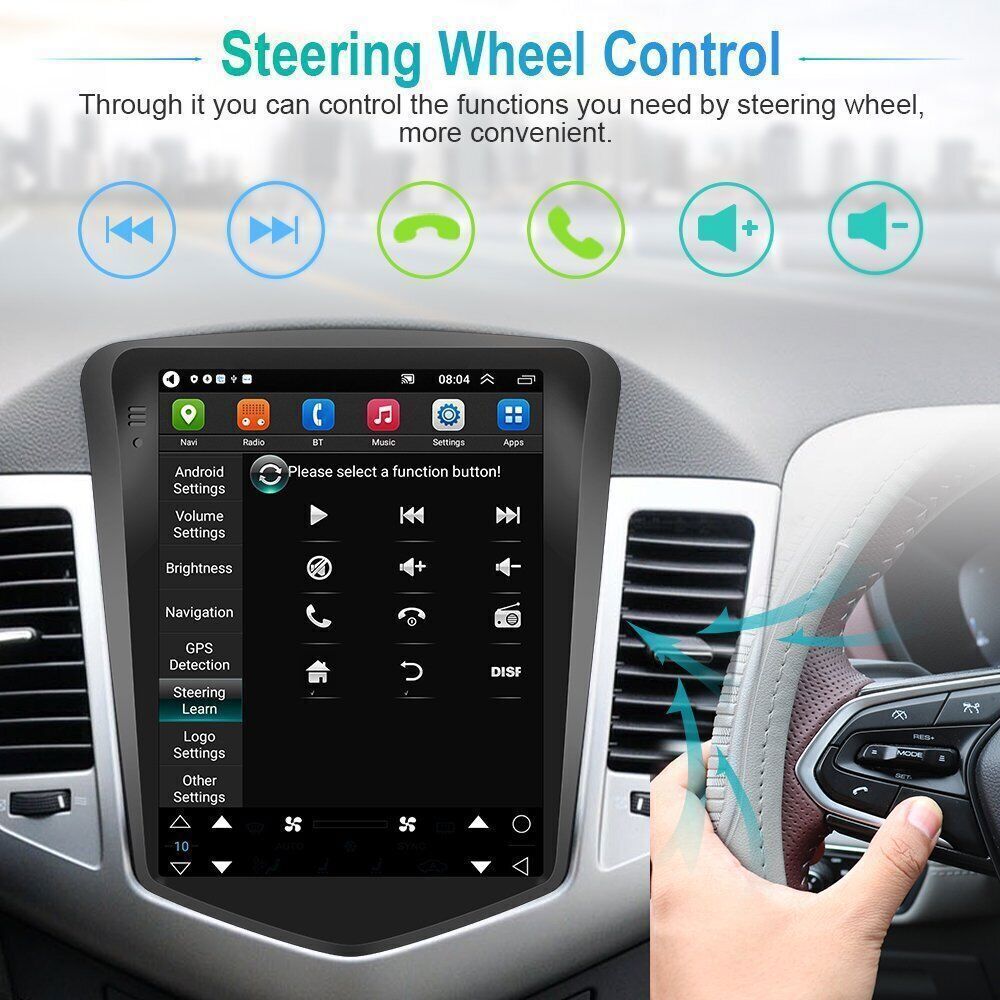 Android 13 Carplay Car Stereo Radio For Chevrolet Cruze 2009-2015 GPS Head Units