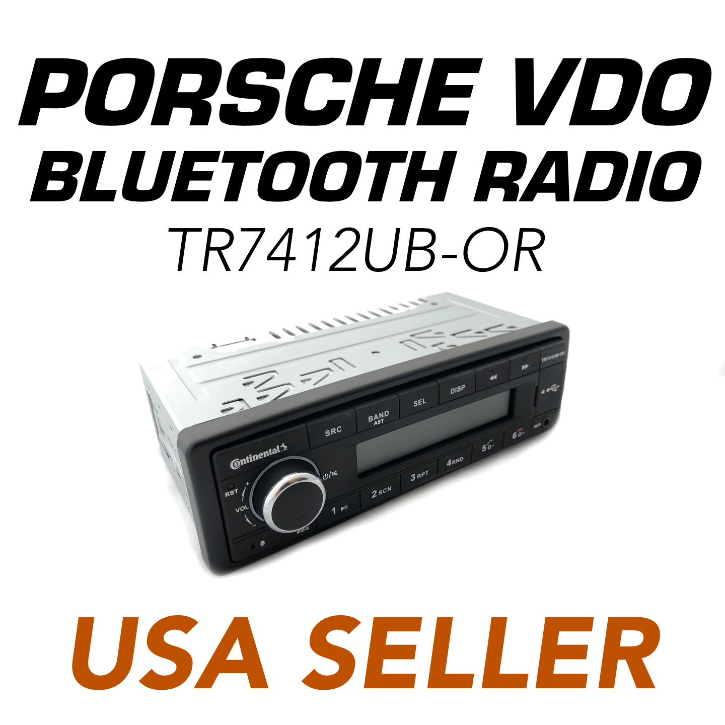 Porsche VDO Bluetooth Radio TR7412UB-OR Free Shipping *USA SELLER*