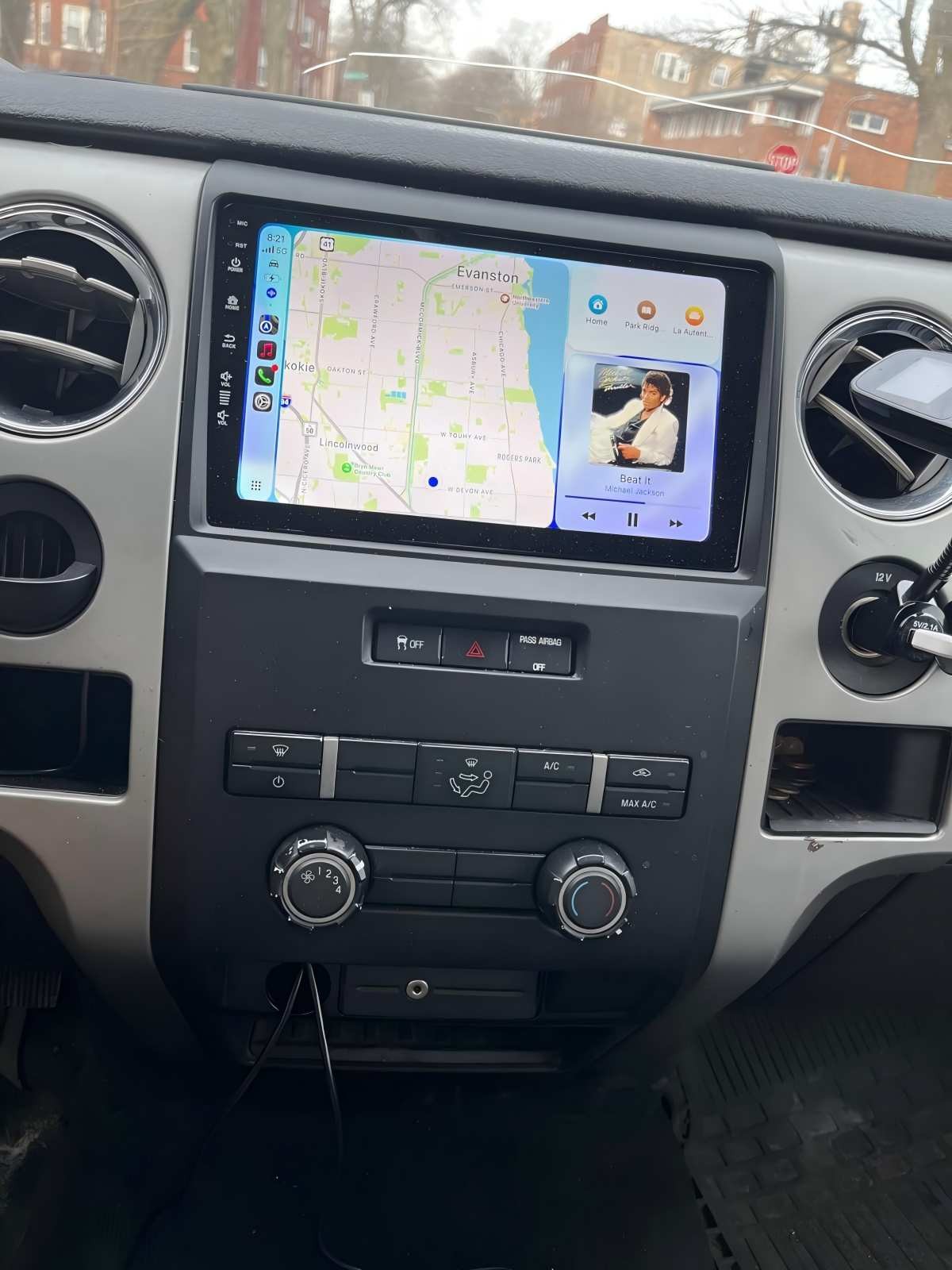 Android 13 Carplay Car Stereo Radio For 2009-2012 Ford F150 F-150 Wifi GPS Navi